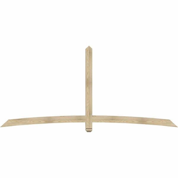 Ekena Millwork Bellingham Rough Sawn Timber Gable Bracket, Douglas Fir, 108"W x 49"H x 4"D x 4"F, 11/12 Pitch GBW108X49X0404BEL00RDF - main